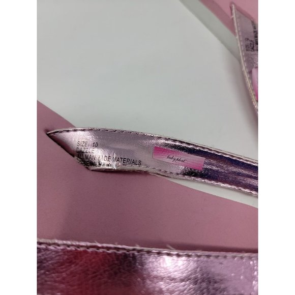 Baby Phat Bubblegum Pink Flip Flops with rhinestone accents *READ* - Picture 5 of 7